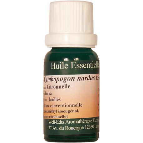 Huile Essentielle de Citronelle de Ceylan 12 ml